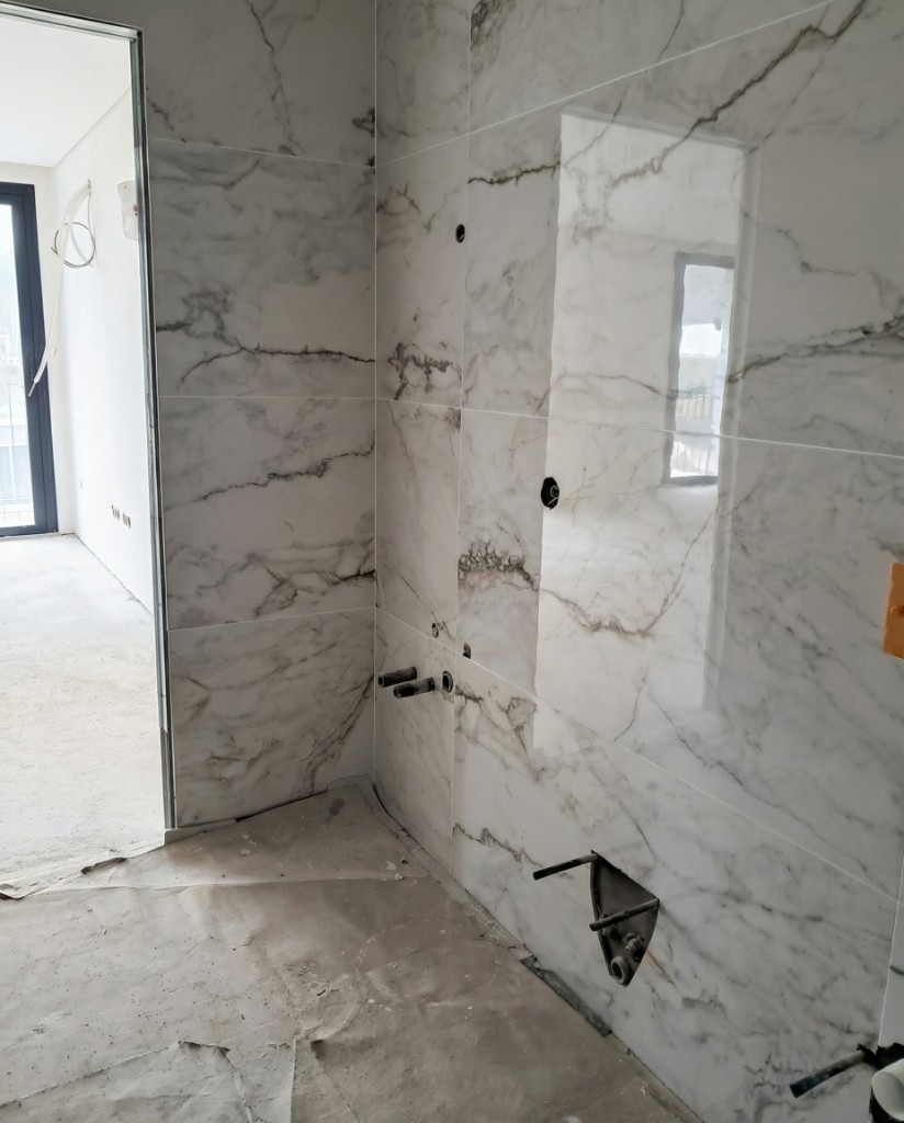 Bathroom under construction before renovation preview